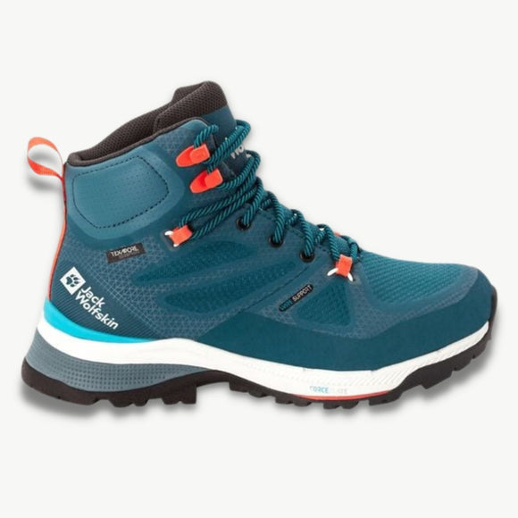 JACK WOLFSKIN jack wolfskin Force Striker Texapore Mid Women's Waterproof Hiking Shoes