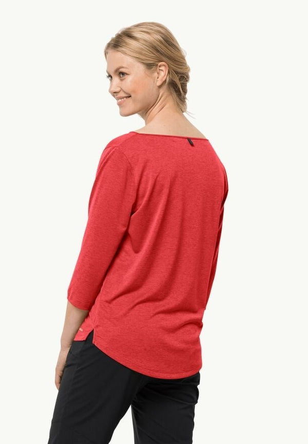 JACK WOLFSKIN jack wolfskin Pack & Go 3/4 Women's Tee