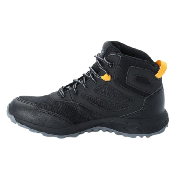 JACK WOLFSKIN jack wolfskin Woodland Texapore Mid Kids Waterproof Hiking Shoes