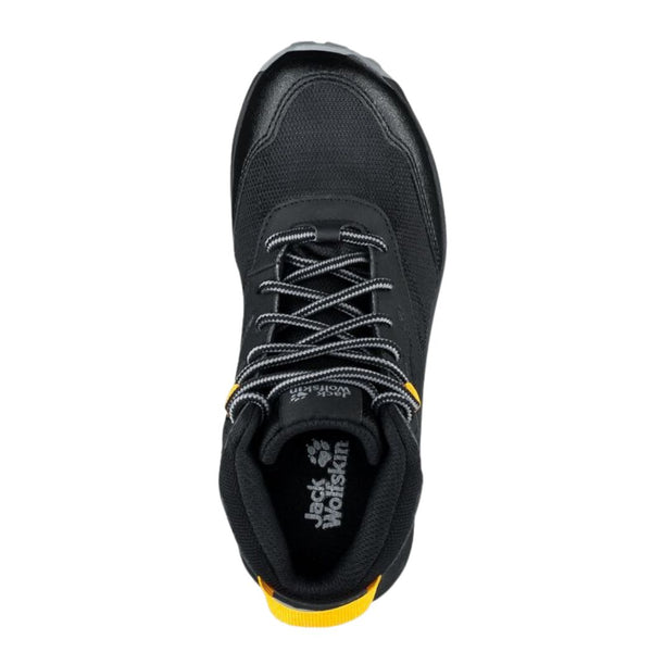 JACK WOLFSKIN jack wolfskin Woodland Texapore Mid Kids Waterproof Hiking Shoes