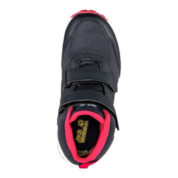 JACK WOLFSKIN jack wolfskin Woodland Texapore Mid VC Kids Waterproof Hiking Shoes