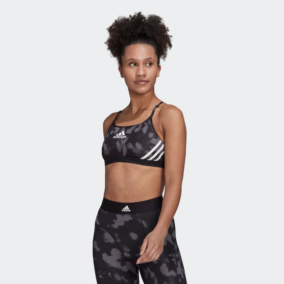 ADIDAS adidas Aeroreact Light-Support Hyperglam Women's Printed Bra