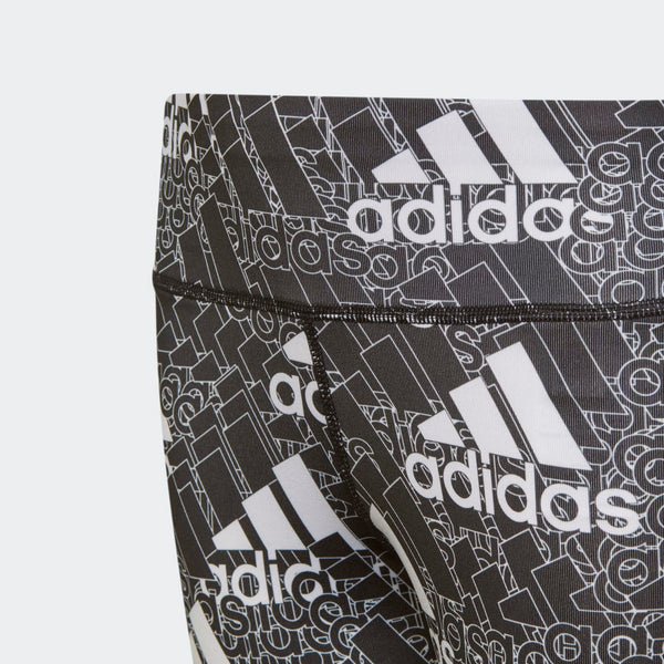 ADIDAS adidas AEROREADY Designed to Move Brand Love Kids Long Leggings