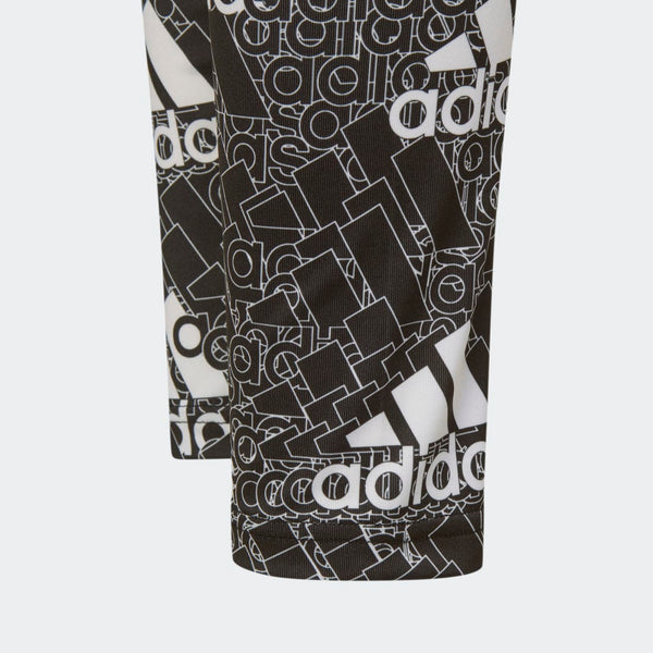ADIDAS adidas AEROREADY Designed to Move Brand Love Kids Long Leggings