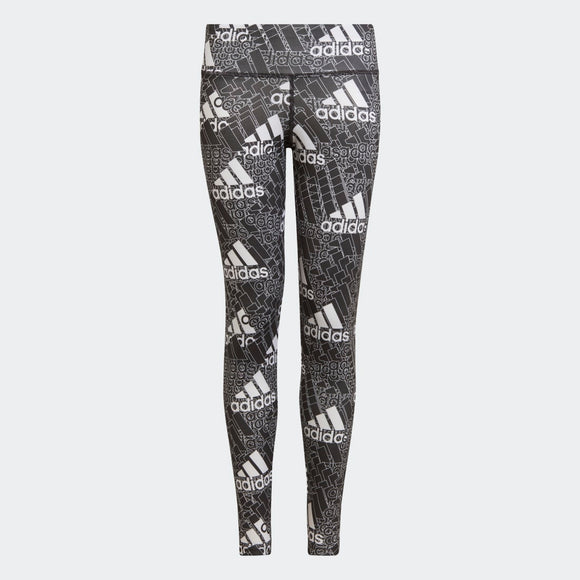 ADIDAS adidas AEROREADY Designed to Move Brand Love Kids Long Leggings