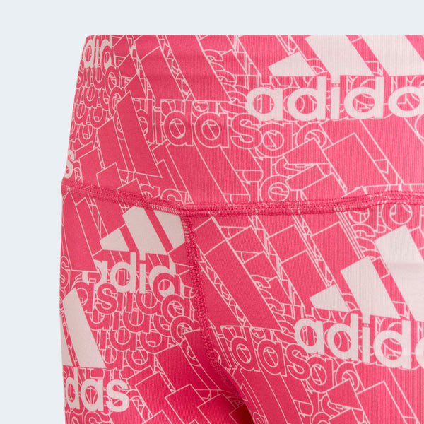 ADIDAS adidas AEROREADY Designed to Move Brand Love Kids Long Tights