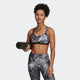 ADIDAS adidas Yoga Essentials Studio Light-Support Allover Print Women's Bra