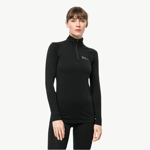 JACK WOLFSKIN jack wolfskin Alpspitze Wool HZ Women's Long Sleeves