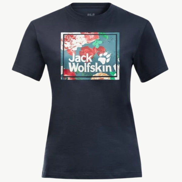 JACK WOLFSKIN jack wolfskin Flower Logo Women's Tee