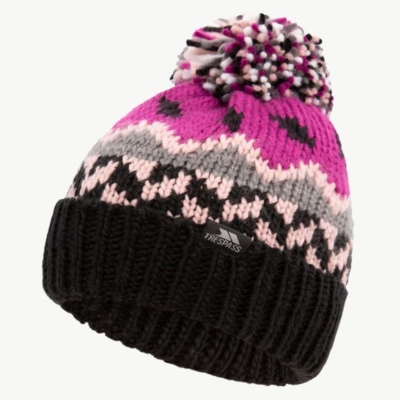TRESPASS trespass Twiglet Chunky Knit Fleece Kids Hat