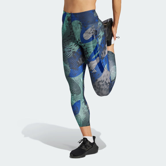 ADIDAS adidas Adizero Running Allover Print 7/8 Women's Leggings