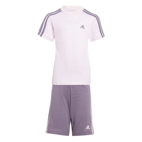 ADIDAS adidas Essentials 3 Stripes Tee and Short Kid's Set