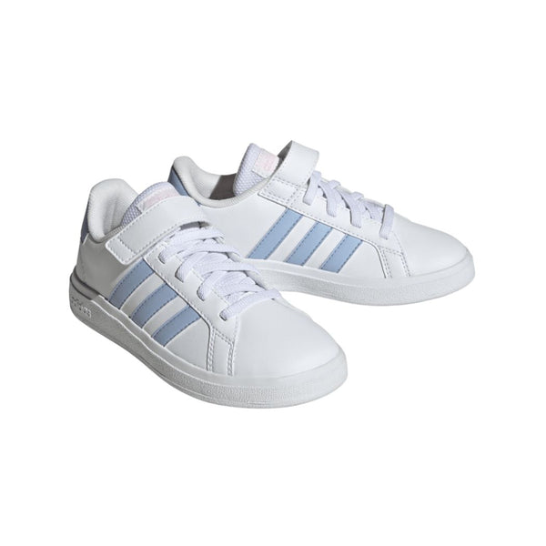 ADIDAS adidas Grand Court 2.0 Elastic Lace and Top Strap Kid's Sneakers