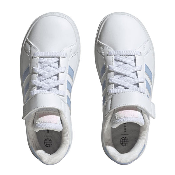 ADIDAS adidas Grand Court 2.0 Elastic Lace and Top Strap Kid's Sneakers