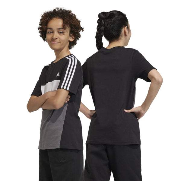 ADIDAS adidas Tiberio 3 Stripes Colorblock Cotton Kid's Tee