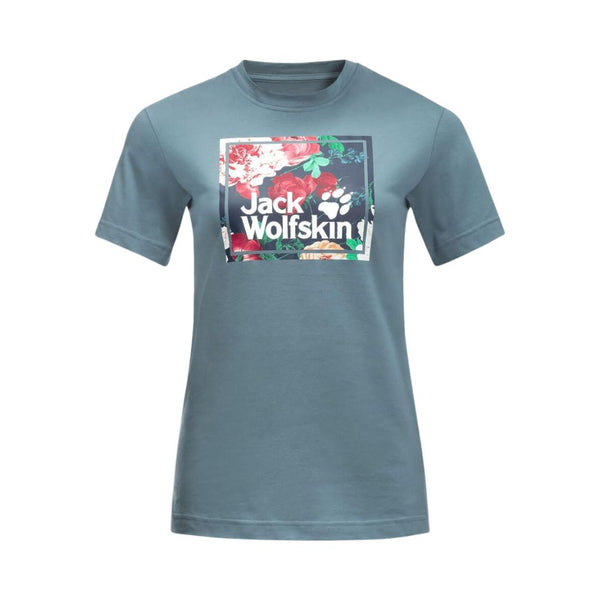 JACK WOLFSKIN jack wolfskin Flower Logo Women's Tee