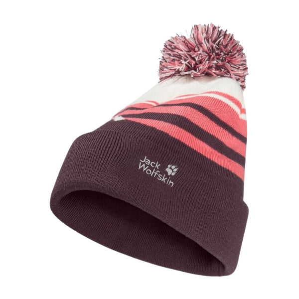 JACK WOLFSKIN jack wolfskin Stripy Pompom Kids Beanie