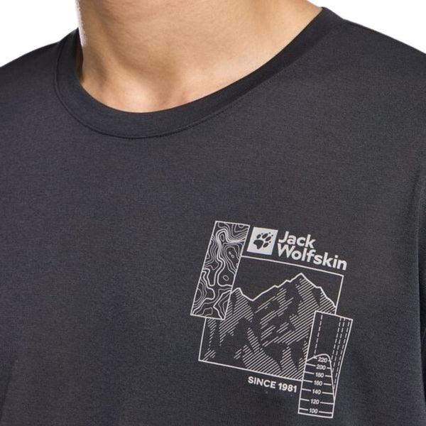 JACK WOLFSKIN jack wolfskin Vonnan Graphic Men's Tee