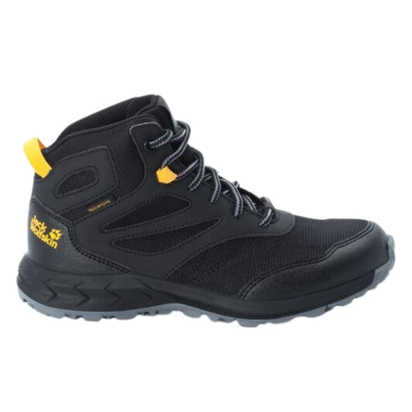 JACK WOLFSKIN jack wolfskin Woodland Texapore Mid Kids Waterproof Hiking Shoes