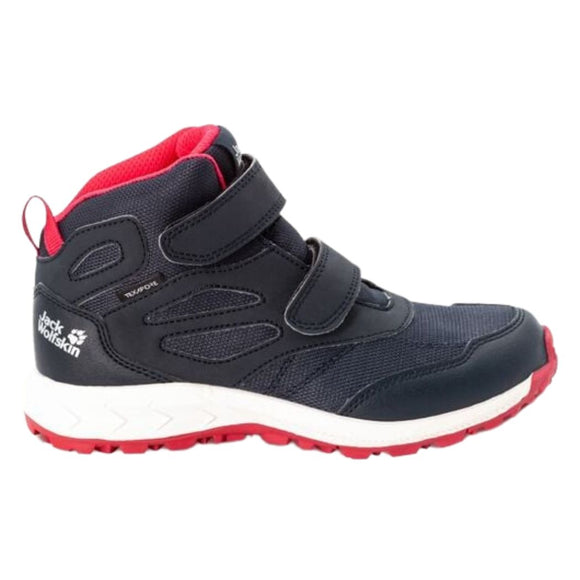 JACK WOLFSKIN jack wolfskin Woodland Texapore Mid VC Kids Waterproof Hiking Shoes
