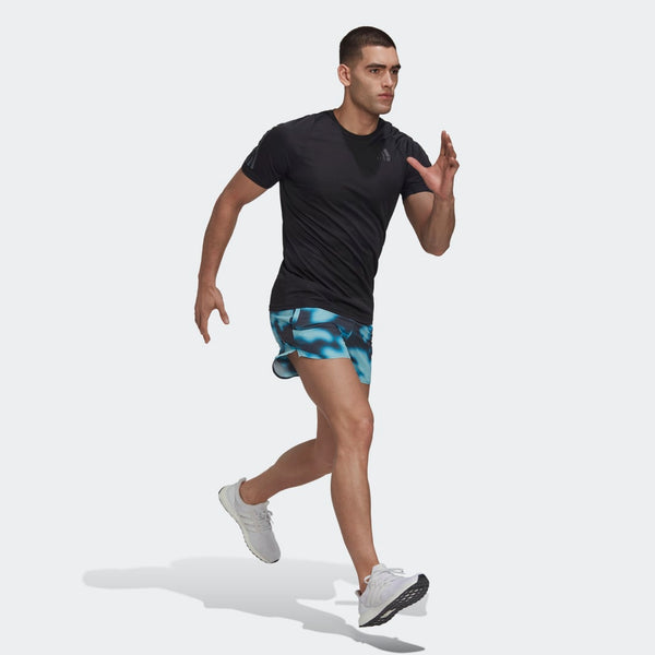 ADIDAS adidas Run icons Logo Graphic All Over Print Men's Shorts