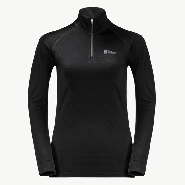 JACK WOLFSKIN jack wolfskin Alpspitze Wool HZ Women's Long Sleeves