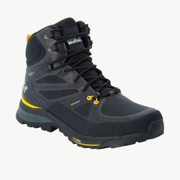 JACK WOLFSKIN jack wolfskin Force Trekker Texapore Mid Men's Waterproof Trekking Shoes